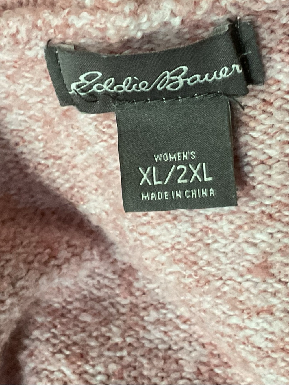 Eddie Bauer Dusty Pink Open-Front Cardigan - Picture 5 of 5